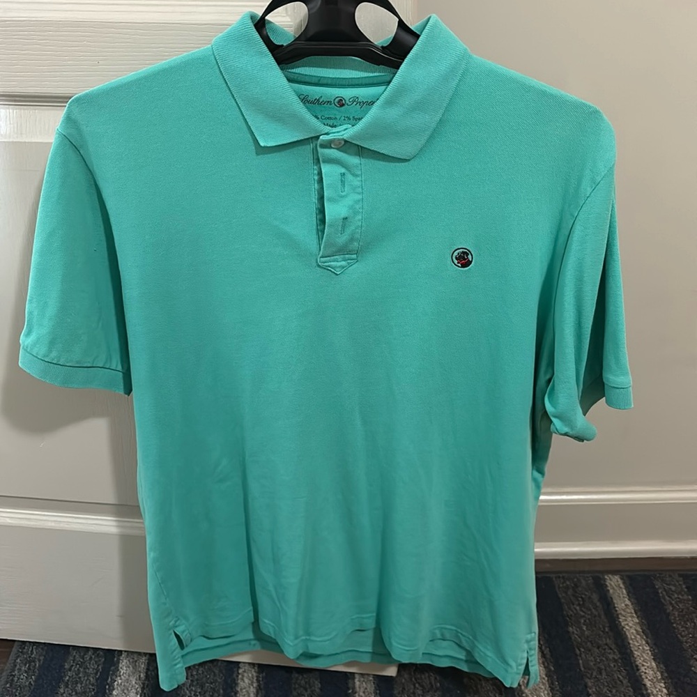Southern Proper light blue collared shirt